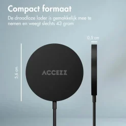 Accezz Stekkers & Kabels>Draadloze MagSafe Oplader
