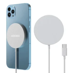Accezz Stekkers & Kabels>Draadloze Qi2 Oplader - Wit