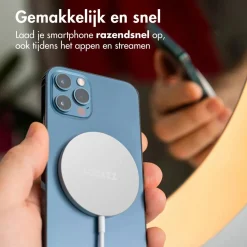 Accezz Stekkers & Kabels>Draadloze Qi2 Oplader - Wit