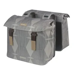 Basil Fietstassen<Dubbele fietstas Elegance 40-49 liter Bruin
