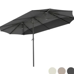 Lifegoods Parasols & Windschermen|Parasols & Windschermen<Dubbele Parasol – 270x460cm Grijs