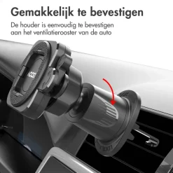 Accezz Telefoon & Tablethouders<EasyLock Houder - iPhone 15