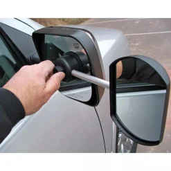 Defa Caravanspiegels|Autospiegels<Easy Spiegel Rond (Bijrijderszijde)