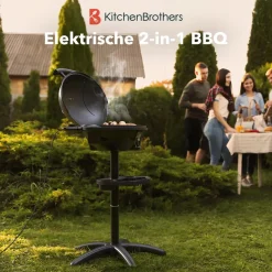 Kitchenbrothers Barbecues & Kooktoestellen<Elektrische BBQ – 2400W – Zwart