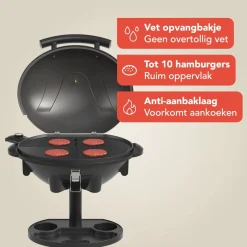 Kitchenbrothers Barbecues & Kooktoestellen<Elektrische BBQ – 2400W – Zwart