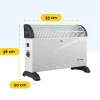 Brasq Kachels<Elektrische Convectorkachel - 2000 watt