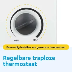 Brasq Kachels<Elektrische Convectorkachel - 2000 watt