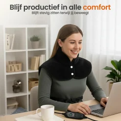 Goliving Warmtedekens<Elektrische Deken Voor Rug en Nek - 90 x 60cm Zwart