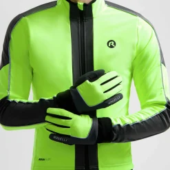 Rogelli Fietshandschoenen<Essential - Fietshandschoenen Heren Fluor Geel