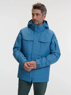 Human Nature Waterdichte Jassen|Winterjassen<Exwell - Jas heren Petrol