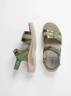 Wolky Sandalen & Slippers|Wandelsandalen<Fantom - Sandalen dames Groen