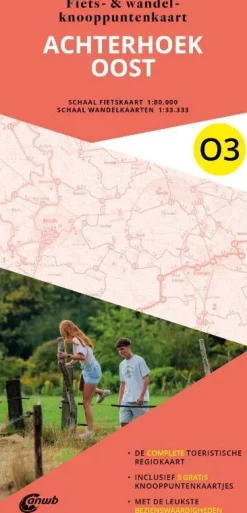 ANWB Fietskaarten|Fietskaarten>Fiets en wandelknooppuntenkaart O3 Achterhoek