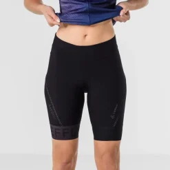 Löffler Fietsbroeken|Fietsbroeken<Fietsbroek Hotbond RF SQL dames Zwart