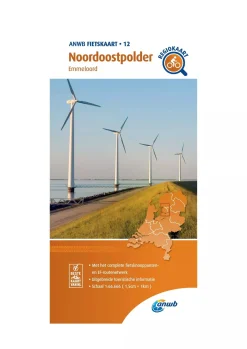 ANWB Fietskaarten|Fietskaarten<Fietskaart 12 - Noordoostpolder