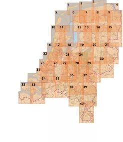 ANWB Fietskaarten|Fietskaarten<Fietskaart 25 - Regio Rotterdam