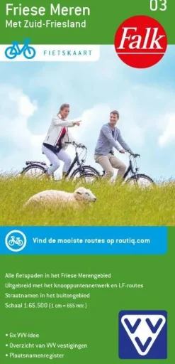 Falk Fietskaarten|Fietskaarten>fietskaart 03 Friese meren