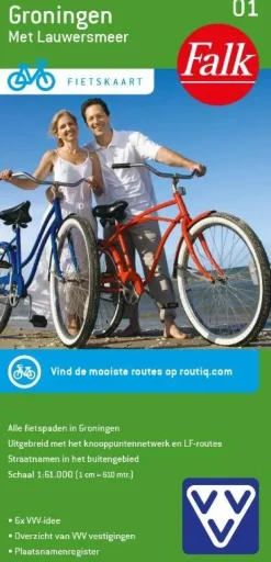 Falk Fietskaarten|Fietskaarten<fietskaart 01. Groningen