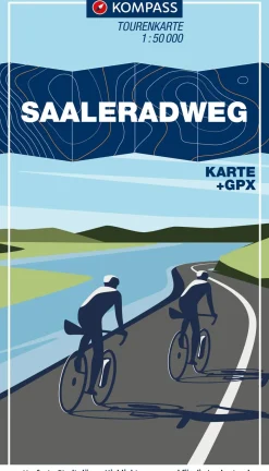 Kompass Fietskaarten<Fietskaart FTK 7045 Saaleradweg