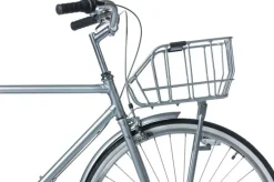 Basil Fietsmanden & -Kratten<Fietsmand Portland Front 25 Liter Zilver