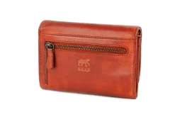DAMES Bear Design Portemonnees>Flappie - Portemonnee - Leer - Overslag