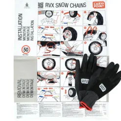 Carpoint Sneeuwkettingen<Flexibele sneeuwketting voor SUV en 4x4 voertuigen