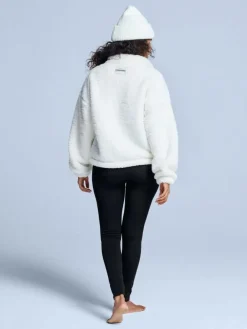Poederbaas Vesten|Fleeces<Fluffy - Dames - Teddy Jas Wit