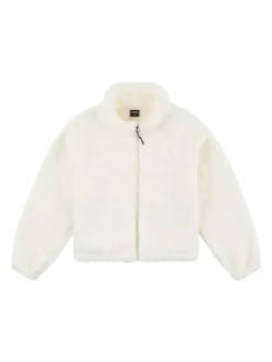 Poederbaas Vesten|Fleeces<Fluffy - Dames - Teddy Jas Wit