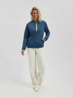Mgo Vesten<Francis Dames - Outdoorvest - Fleece voering Blauw