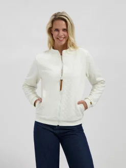 Mgo Vesten<Francis Dames - Outdoorvest - Fleece voering Gebroken Wit