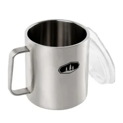 Gsi Outdoors Bekers & Glazen>GSI Outdoors Glacier Camp Cup – 15 oz – Brushed