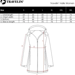DAMES Travelin' Waterdichte Jassen><noscript><img width=