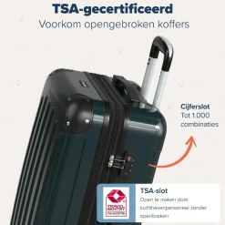 Trvlmore Koffers & Trolleys>Handbagage Koffer – 45L – Zwart