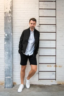 Heren Cappuccino Italia Afritsbroeken|Korte Broeken>Heren Chino Short