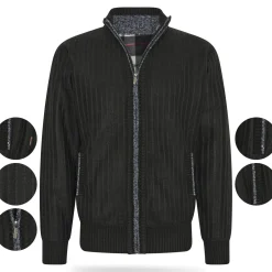 Cappuccino Italia Vesten<Heren Bounded Cardigan Zwart