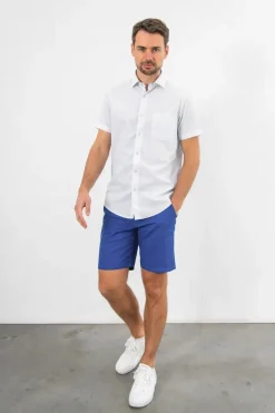 Cappuccino Italia Afritsbroeken|Korte Broeken<Heren Chino Short Blauw