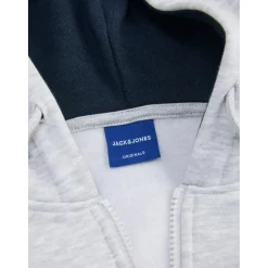 Jack & Jones Vesten<Heren Jor Tango Zip Sweat Hood Grijs