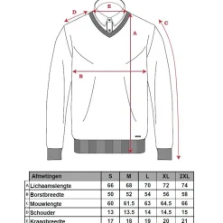 Cappuccino Italia Truien<Heren Mock Pullover Kobalt blauw