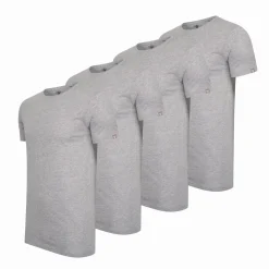 Cappuccino Italia T-Shirts<Heren 4-Pack T-shirt Grijs