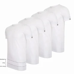 Cappuccino Italia T-Shirts<Heren 4-Pack T-shirt Wit