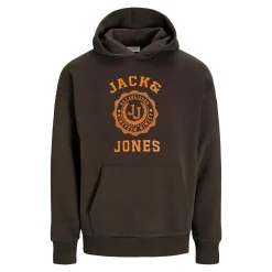 Jack & Jones Truien<Heren Victo Sweat Hood Bruin