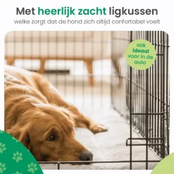 Gopets Autobenches & Accessoires<Hondenbench XL - Incl. Plaid - 2 Deuren