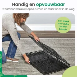 Gopets Autobenches & Accessoires<Hondenbench XL - Incl. Plaid - 2 Deuren