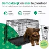 Gopets Autobenches & Accessoires<Hondenbench M - Incl. Plaid - 2 Deuren