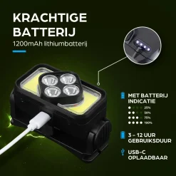 Exortus Hoofdlampen|Hoofd- En Zaklampen>Hoofdlamp - LED Oplaadbaar