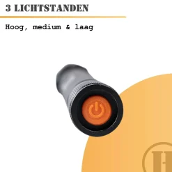 Homey's Zaklampen|Zaklampen>Ida zaklamp LED oplaadbaar 1000 lumen