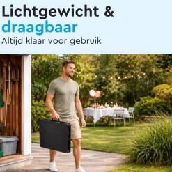 Brasq Campingtafels<Inklapbare Vouwtafel - 180x70x74cm