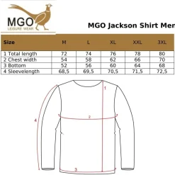 Mgo Truien<Jackson Heren - Overshirt Blauw