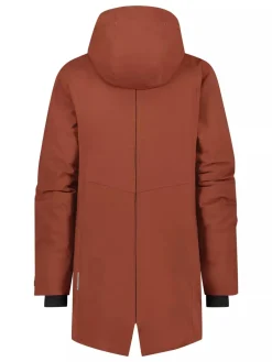 Human Nature Waterdichte Jassen|Softshell Jassen<Jaguas - Parka dames Rood - Bruin