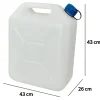 Hem Keukenaccessoires<Jerrycan water 20 Liter set van 2 - BPA-vrij