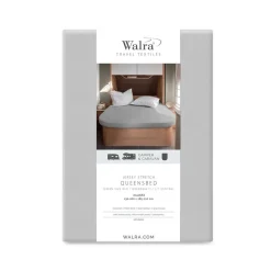 Walra Camping Beddengoed<Jersey hoeslaken queens bed Grijs